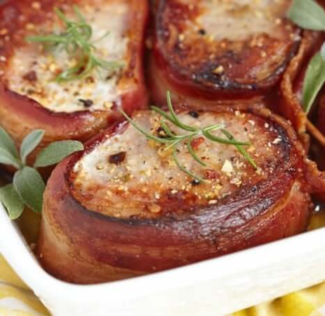Bacon Wrapped Pork