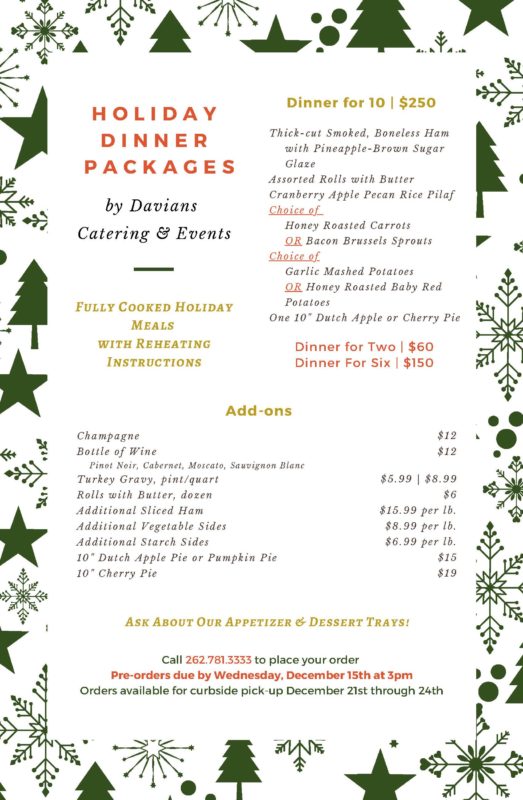 Holiday Dinner Packages (2021)